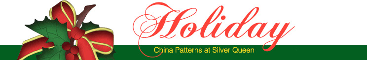 Holiday themed China patterns